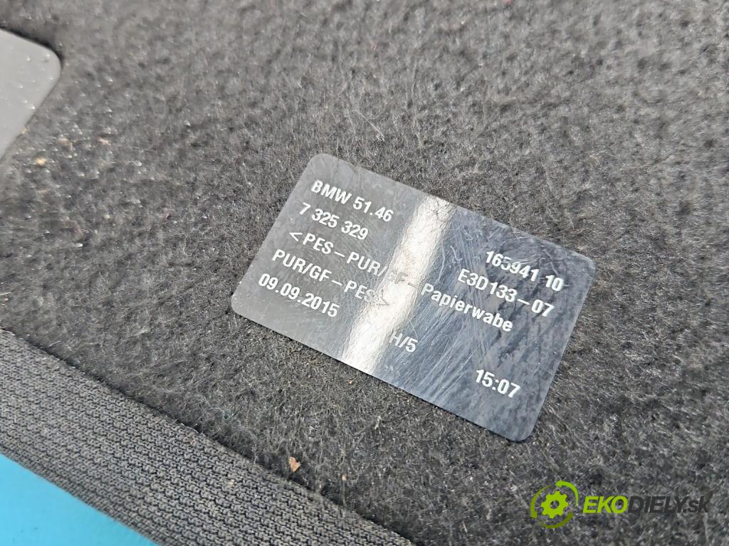 Bmw 3 F34 2013-2020 2.0d 190 HP automatic 140 kW 1999 cm3 5- zadná 7325329 (Pláto kufra)