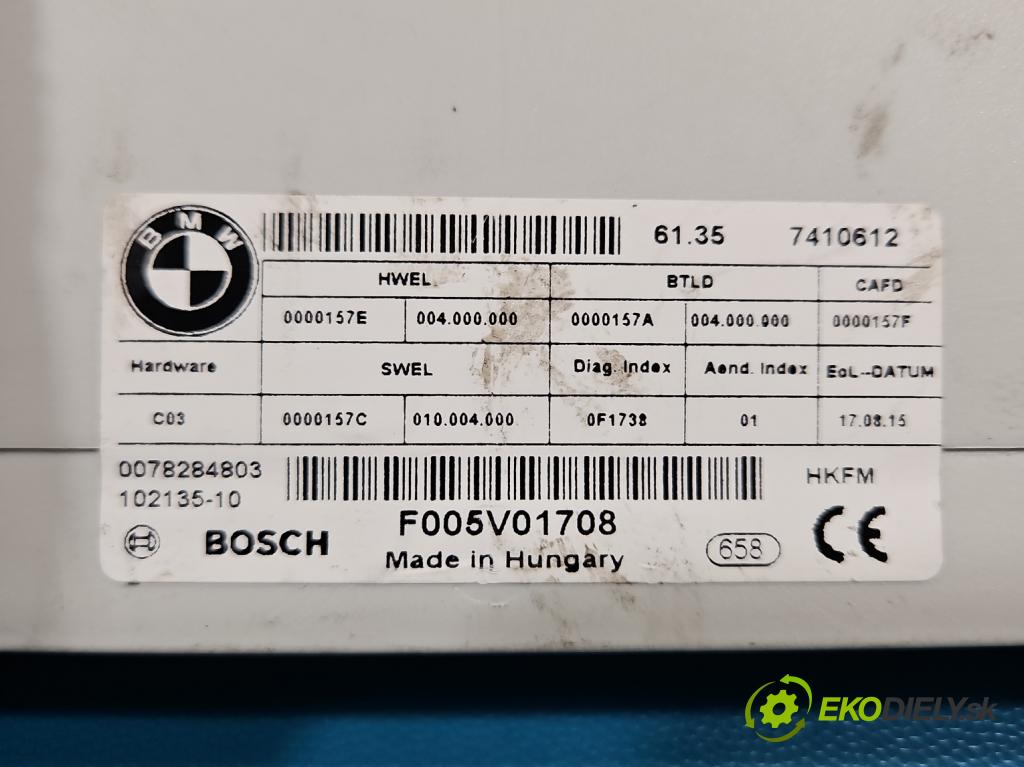 Bmw 3 F34 2013-2020 2.0d 190 HP automatic 140 kW 1999 cm3 5- riadiaca jednotka ostatné F005V01708