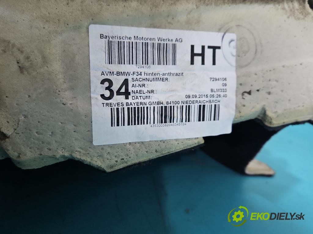 Bmw 3 F34 2013-2020 2.0d 190 hp automatic 140 kW 1999 cm3 5- koberec do auta 7294106