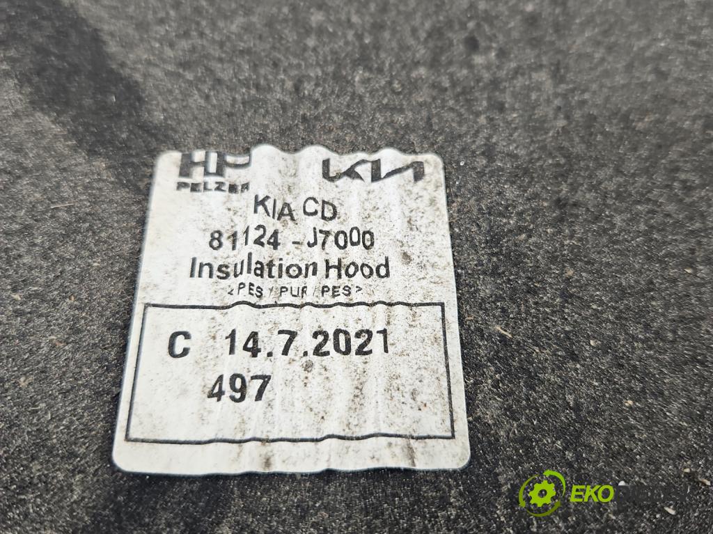 Kia Ceed III 2018- 1.5 160 HP automatic 117.5 kW 1482 cm3 5- Zvuková izolácia kapoty 81124-J7000