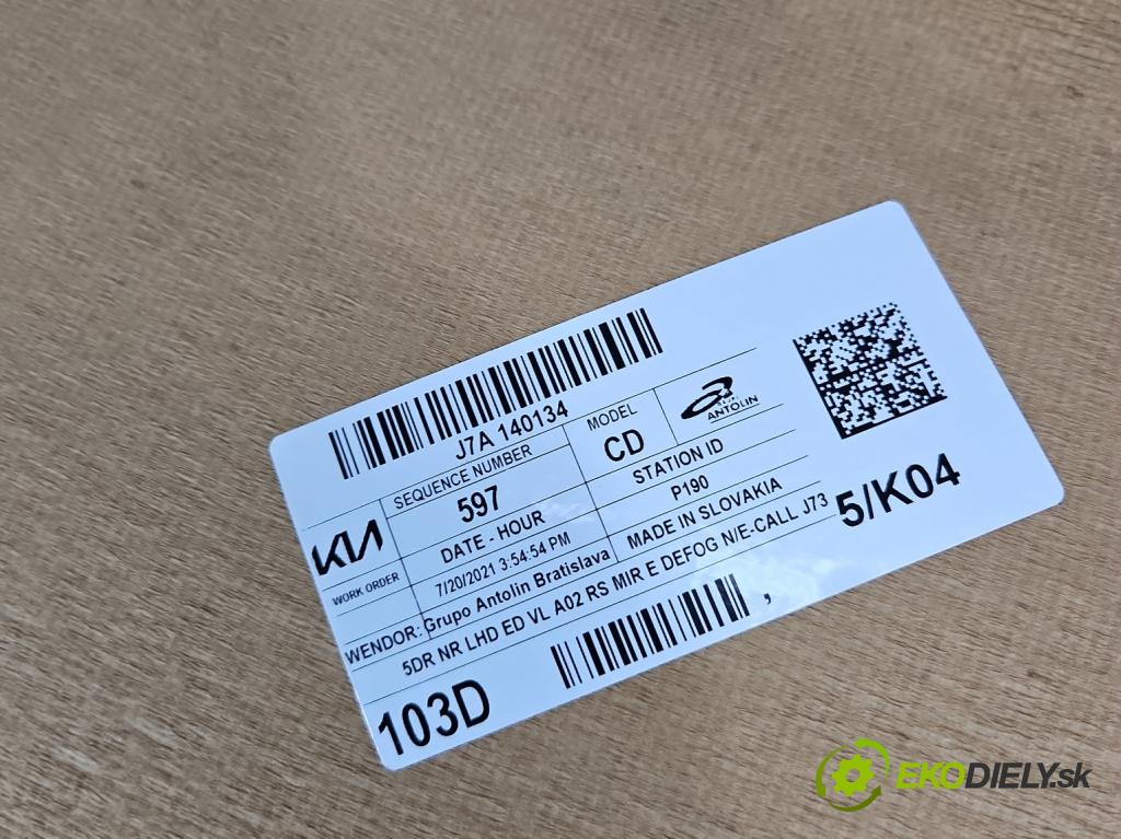 Kia Ceed III 2018- do tlaku