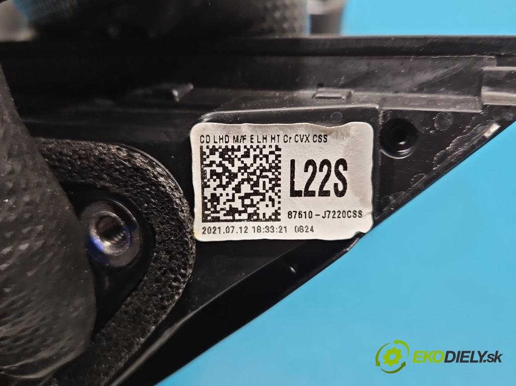 Kia Ceed III 2018- 1.5 160 HP automatic 117.5 kW 1482 cm3 5- zrkadlo ľavé 87610-J7220CSS (Kľučka dverí ostatné)