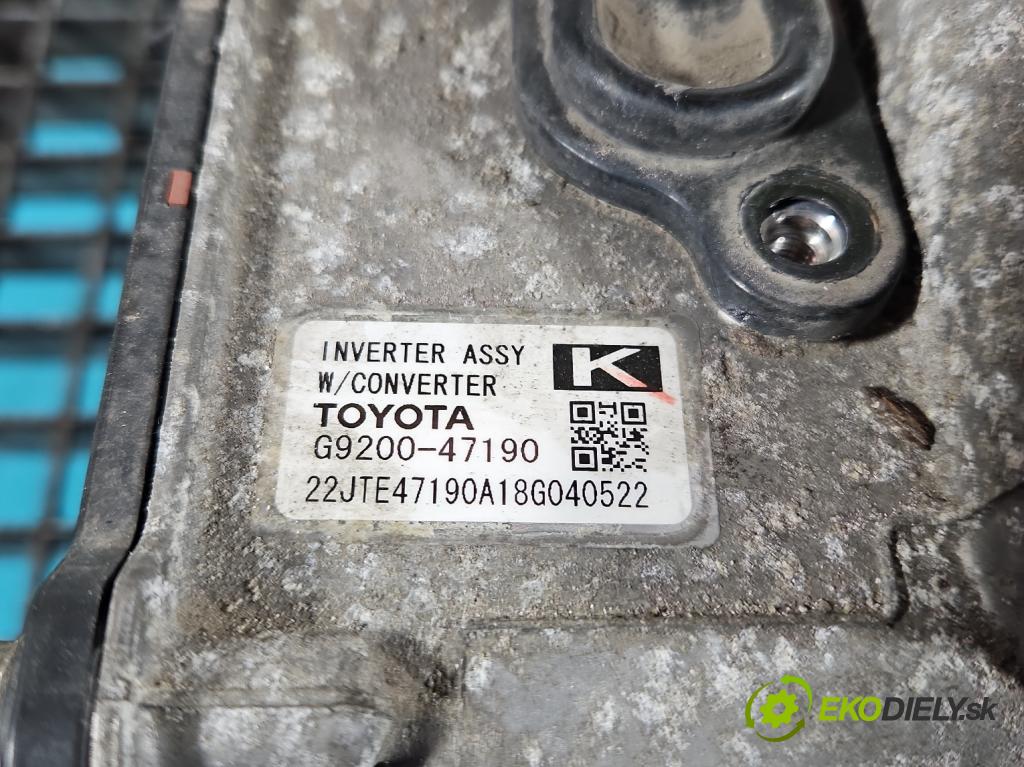 Toyota Auris II 2012-2018 1.8 hybrid 99 hp automatic 73 kW 1798 cm3 5- měnič aktuální: G9200-47190