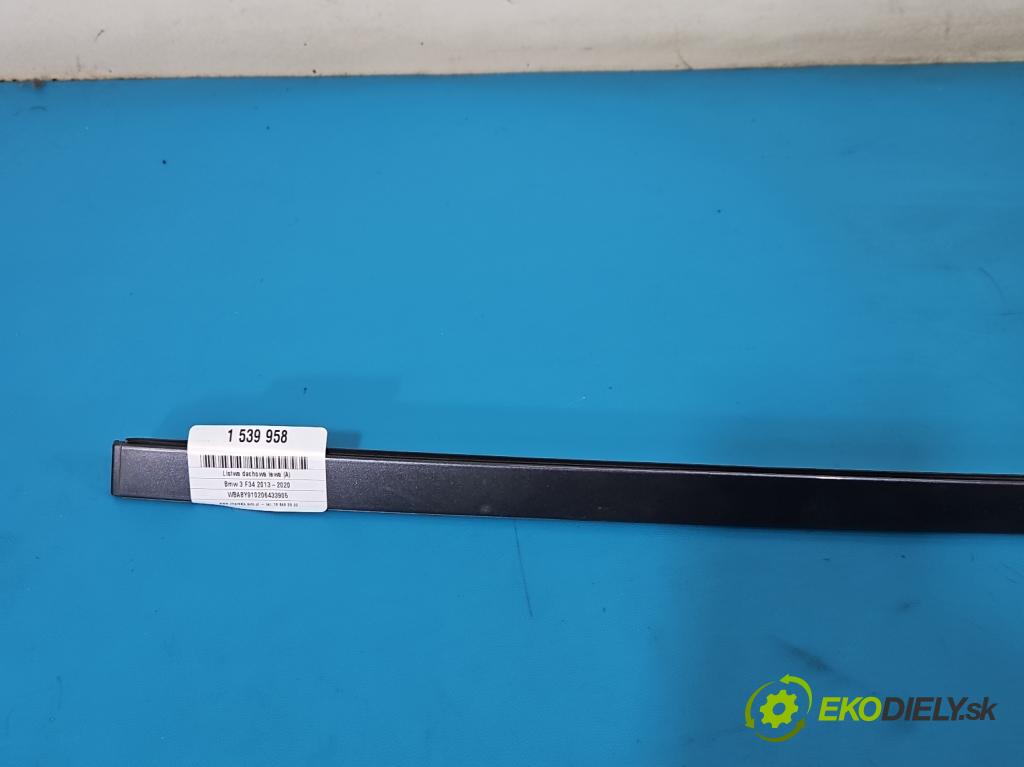 Bmw 3 F34 2013-2020 2.0d 190 hp automatic 140 kW 1999 cm3 5- lišta střecha: levé 7344993-03