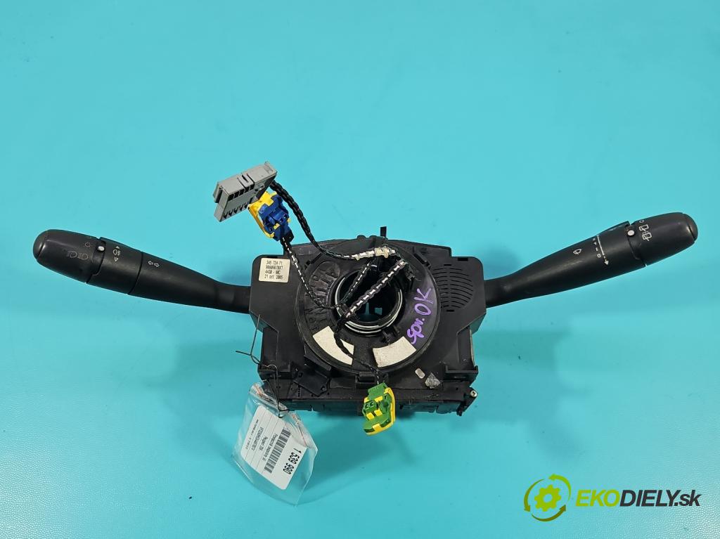 Peugeot 206 1.4 hdi 68 HP manual 50 kW 1398 cm3 5- prepínač komplex: 96605679XT (Prepínacie páčky pod volantom)