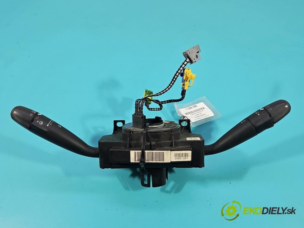 Peugeot 206 1.4 hdi 68 HP manual 50 kW 1398 cm3 5- prepínač komplex: 96605679XT (Prepínacie páčky pod volantom)