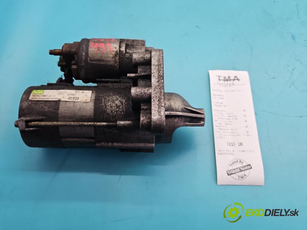 Peugeot 206 1.4 hdi 68 hp manual 50 kW 1398 cm3 5- startér: 9645100680 (Startér)