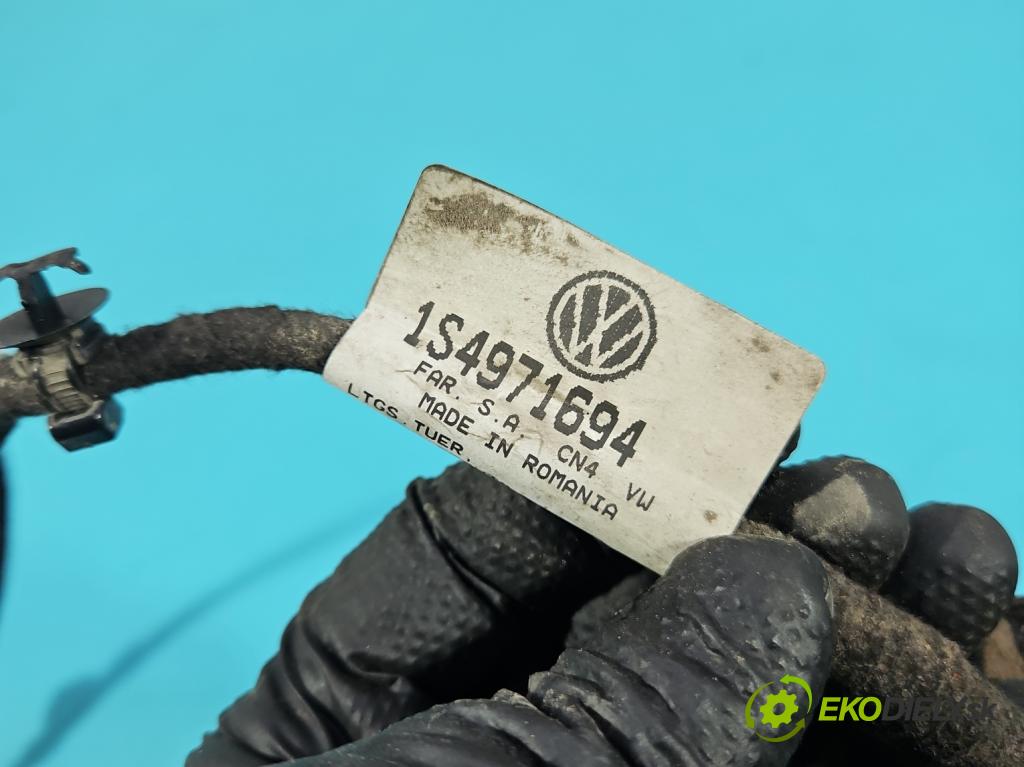 Skoda Citigo 2011-2019 1.0 MPI 60 HP manual 44 kW 999 cm3 5- Zväzok: dvere zadné pravých 1S4971694