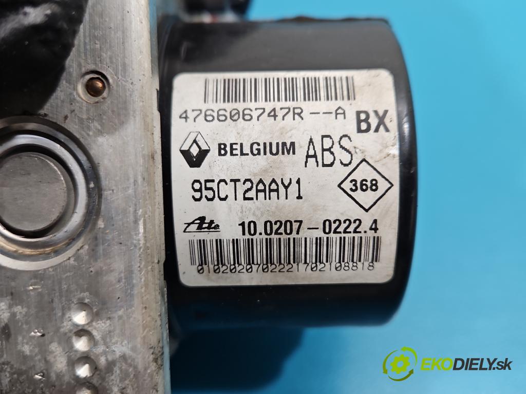 Renault Megane III 2008-2016 1.4 TCE: 131 HP manual 96 kW 1397 cm3 5- čerpadlo abs 476606747R (Pumpa ABS)