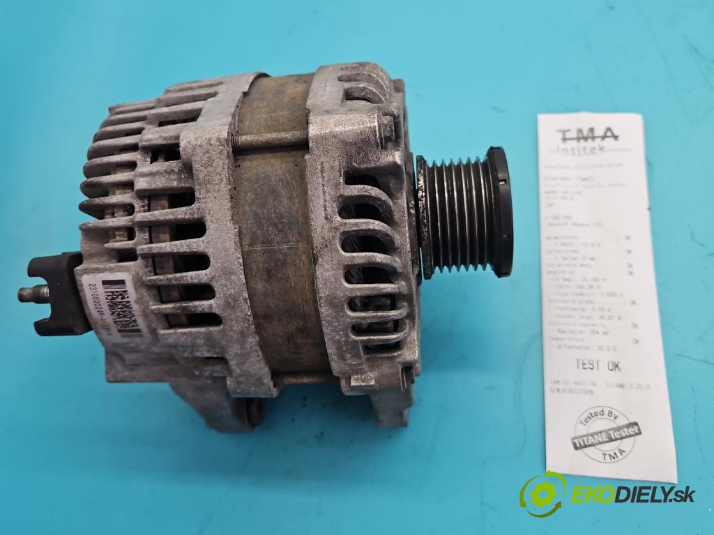 Renault Megane III 2008-2016 1.4 TCE: 131 HP manual 96 kW 1397 cm3 5- Alternator 231000024R (Alternátor)