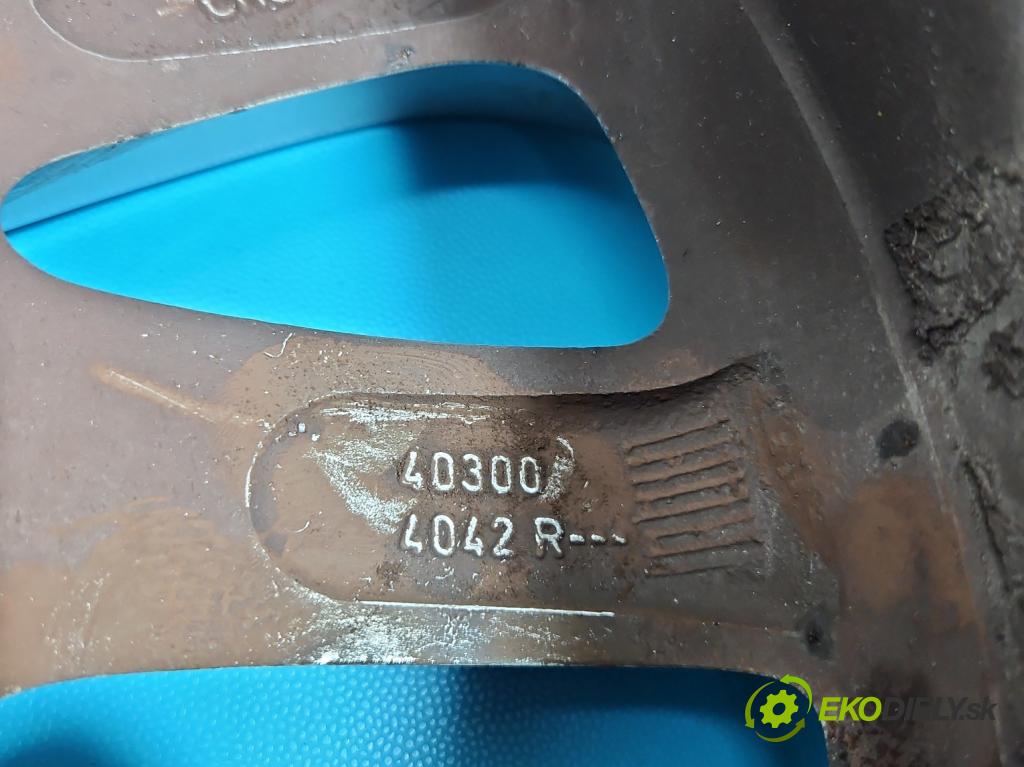 Renault Megane III 2008-2016 1.4 TCE: 131 HP manual 96 kW 1397 cm3 5- Disk hliník 16" komplet 403004042R