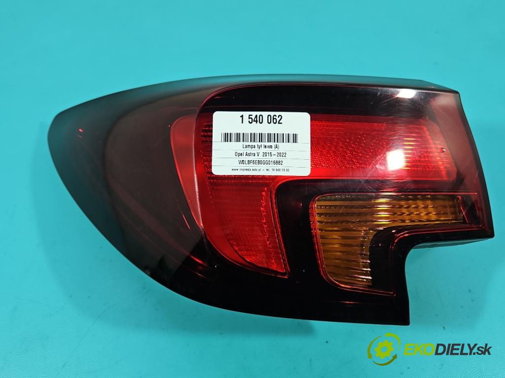 Opel Astra V  2015-2022 1.4 T 125 HP manual 92 kW 1399 cm3 5- svetlo / reflektor zadné ľavé 39015943 (Kľučka dverí ostatné)