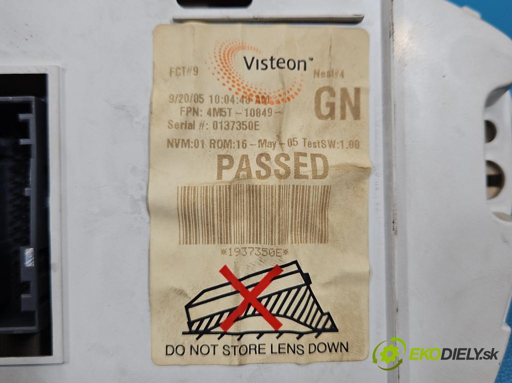 Ford C-Max I 2003-2010 1.8 tdci 116 HP manual 85 kW 1753 cm3 5- prístrojovka/ budíky 4M5T-10849-GN (Prístrojová doska)