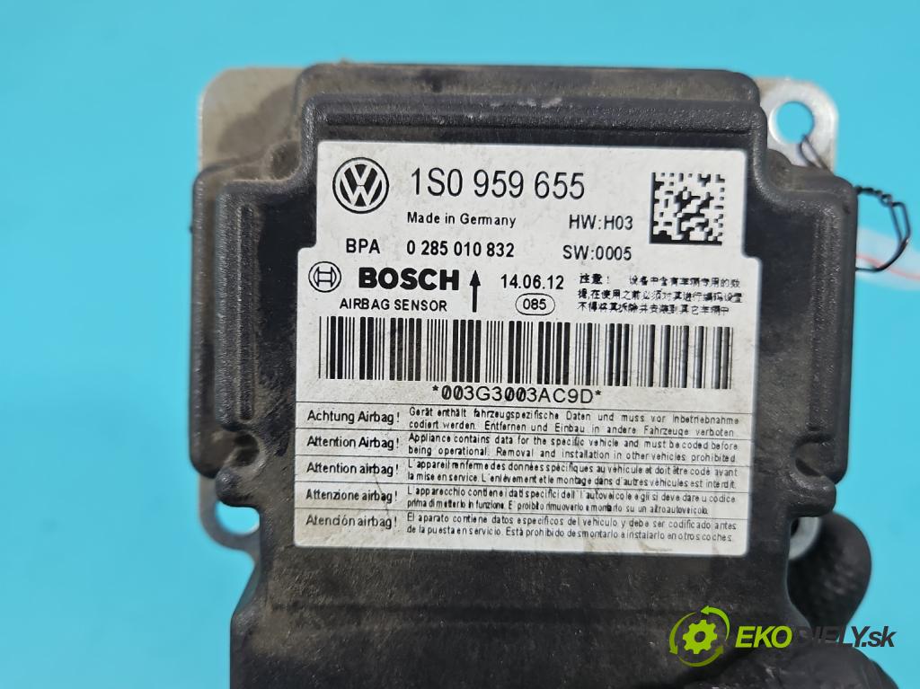 Skoda Citigo 2011-2019 1.0 MPI 60 HP manual 44 kW 999 cm3 5- riadiaca jednotka vankúše: 1S0959655