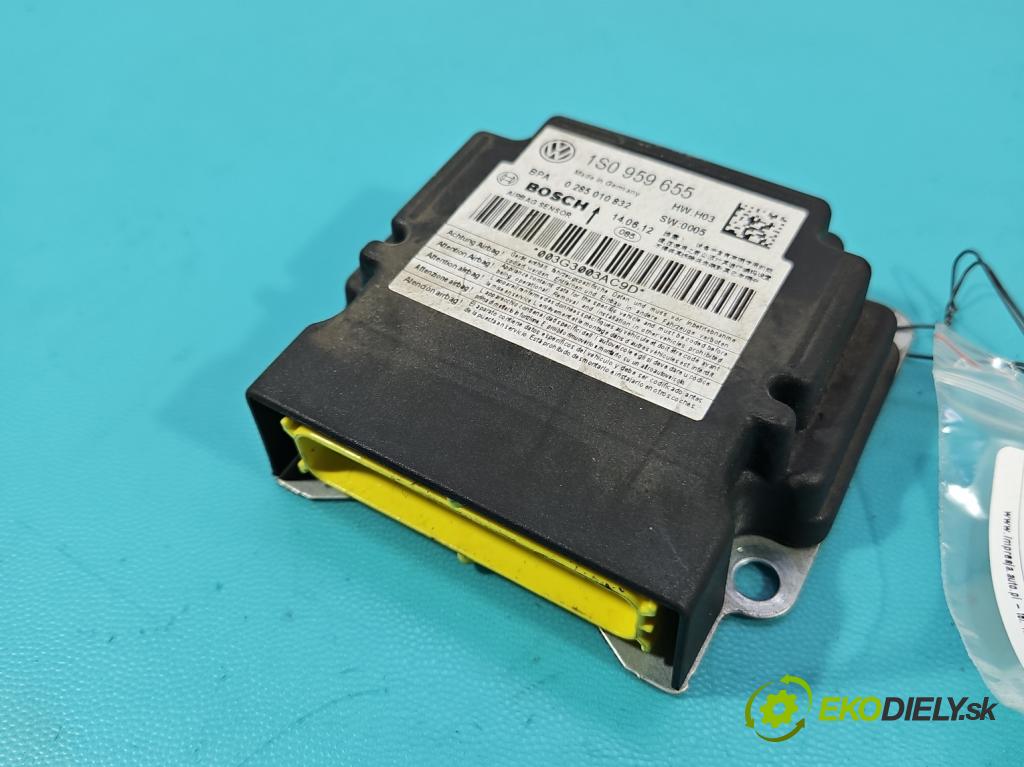 Skoda Citigo 2011-2019 1.0 MPI 60 HP manual 44 kW 999 cm3 5- riadiaca jednotka vankúše: 1S0959655