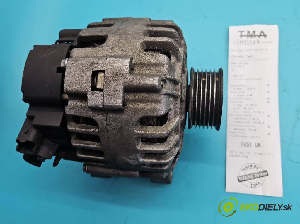 Citroen Xsara Picasso 1.6 16V 109 HP manual 80 kW 1587 cm3 5- Alternator  (Alternátor)