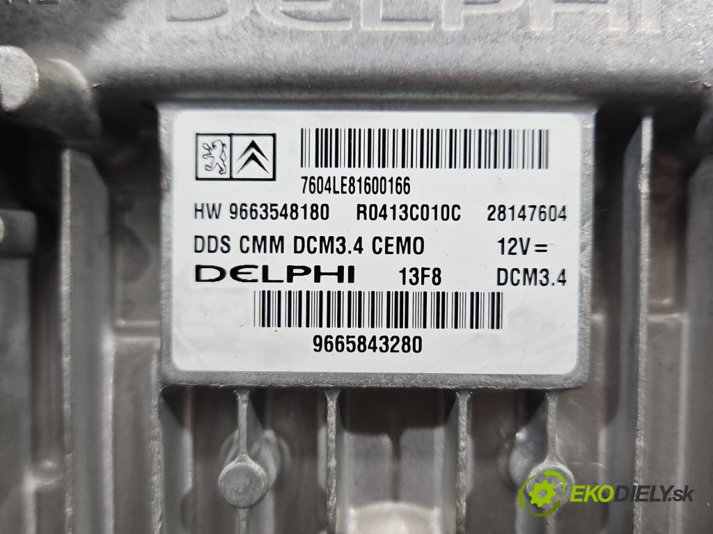 Citroen C5 II 2008-2017 2.0 hdi 136 HP automatic 100 kW 1997 cm3 4- riadiaca jednotka motora 9663548180