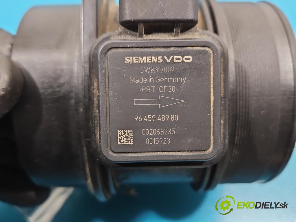 Citroen C5 II 2008-2017 2.0 hdi 136 HP automatic 100 kW 1997 cm3 4- průtokoměr: 5WK97002 (Váha vzduchu)