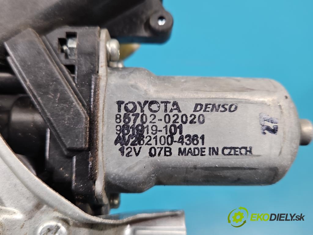 Toyota Auris II 2012-2018 1.8 hybrid 99 HP automatic 73 kW 1798 cm3 5- mechanizmus okna predné ľavý 85720-02410-B