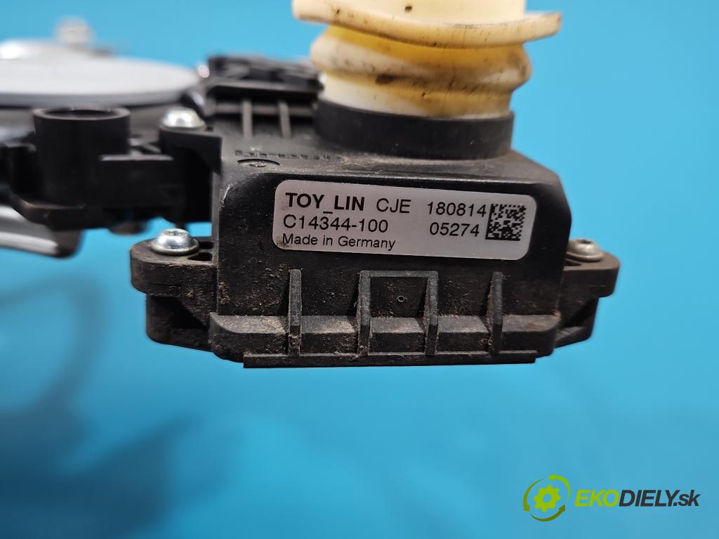 Toyota Auris II 2012-2018 1.8 hybrid 99 HP automatic 73 kW 1798 cm3 5- mechanizmus okna predné ľavý 85720-02410-B