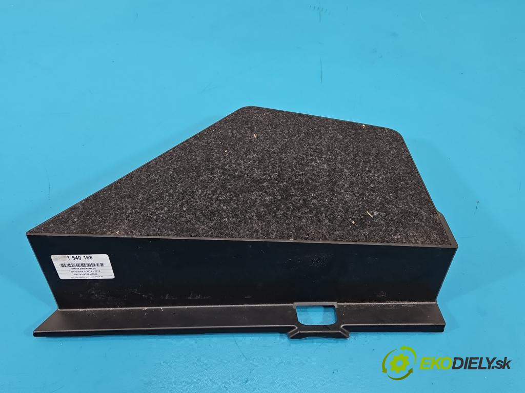 Toyota Auris II 2012-2018 1.8 hybrid 99 HP automatic 73 kW 1798 cm3 5- kryt plast 58219-02030