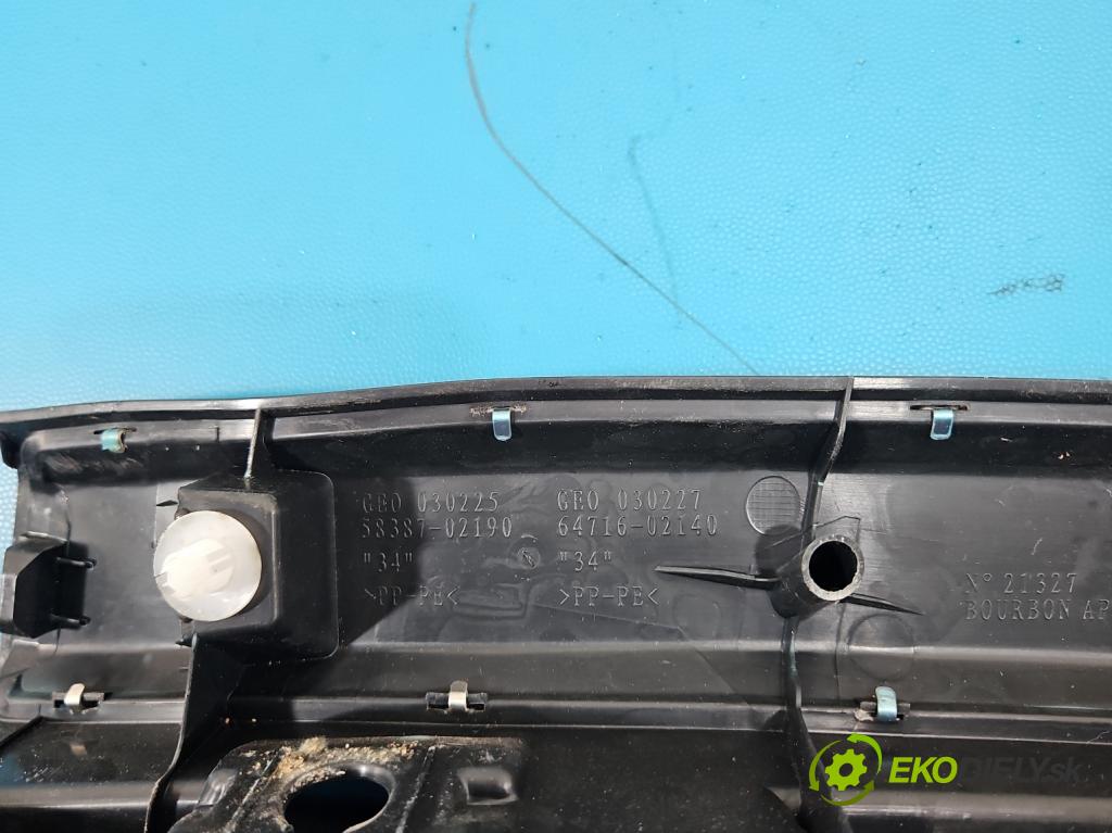 Toyota Auris II 2012-2018 1.8 hybrid 99 HP automatic 73 kW 1798 cm3 5- kryt 64716-02140