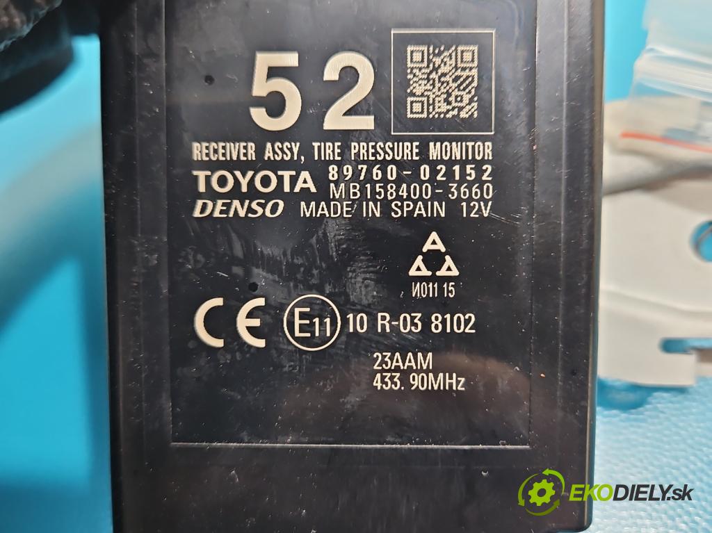Toyota Auris II 2012-2018 1.8 hybrid 99 HP automatic 73 kW 1798 cm3 5- riadiaca jednotka ostatné 89760-02152