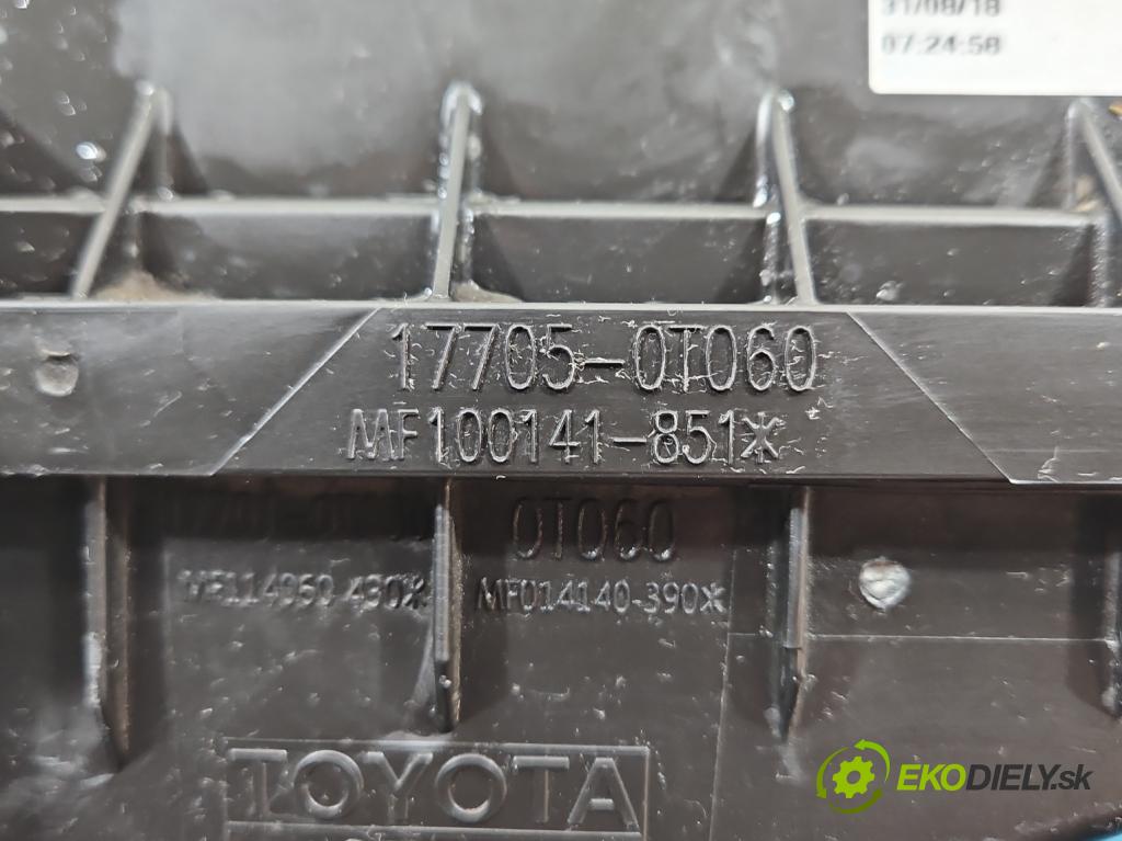 Toyota Auris II 2012-2018 1.8 hybrid 99 HP automatic 73 kW 1798 cm3 5- obal filtra vzduchu 17705-0T060 (Obal vzduchového filtra)