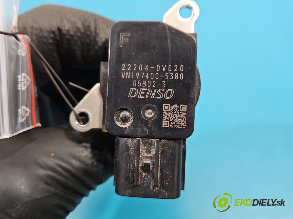 Toyota Auris II 2012-2018 1.8 hybrid 99 HP automatic 73 kW 1798 cm3 5- průtokoměr: 22204-0V020 (Váha vzduchu)