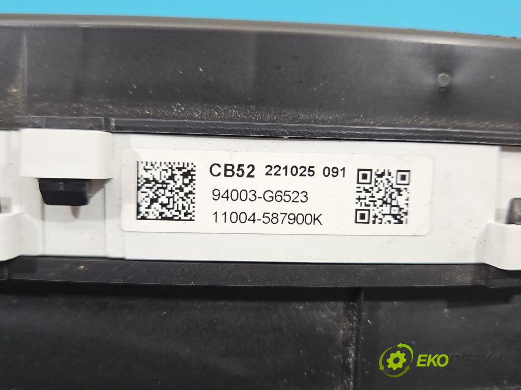 Kia Picanto III  17- 1.2 MPI 84KM manual 61.8 kW 1197 cm3 5- prístrojovka/ budíky 94003-G6523 (Prístrojová doska)