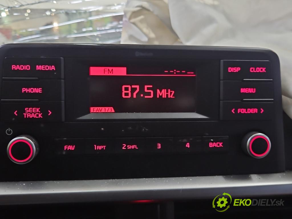 Kia Picanto III  17- 1.2 MPI 84KM manual 61.8 kW 1197 cm3 5- Radio originál 96150G6830ASB