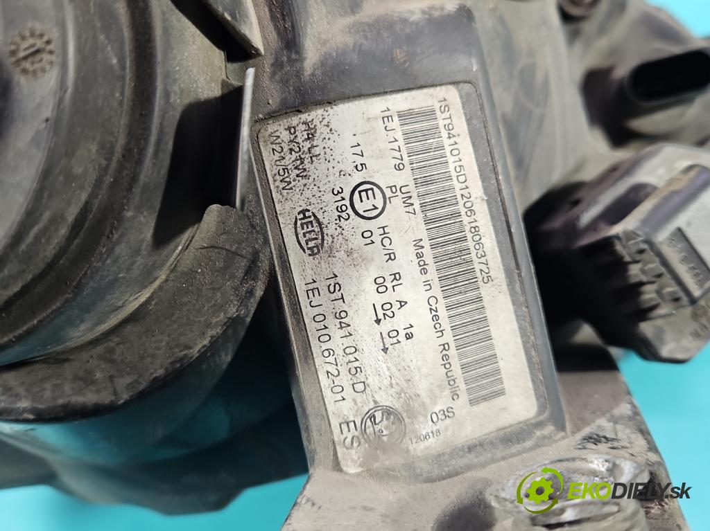 Skoda Citigo 2011-2019 1.0 MPI 60 HP manual 44 kW 999 cm3 5- Reflektor: ľavý 1ST941015D (Kľučka dverí ostatné)