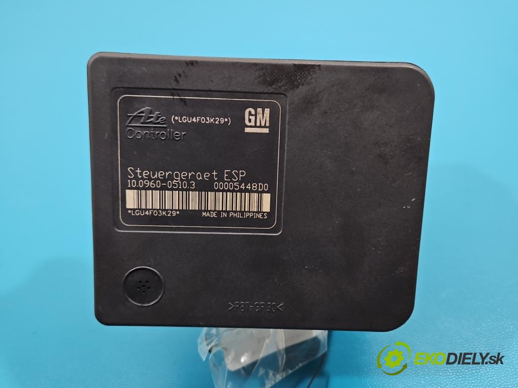 Opel Astra III 2004-2014 1.8 16V 125 HP automatic 92 kW 1796 cm3 5- čerpadlo abs 13157577 (Pumpa ABS)