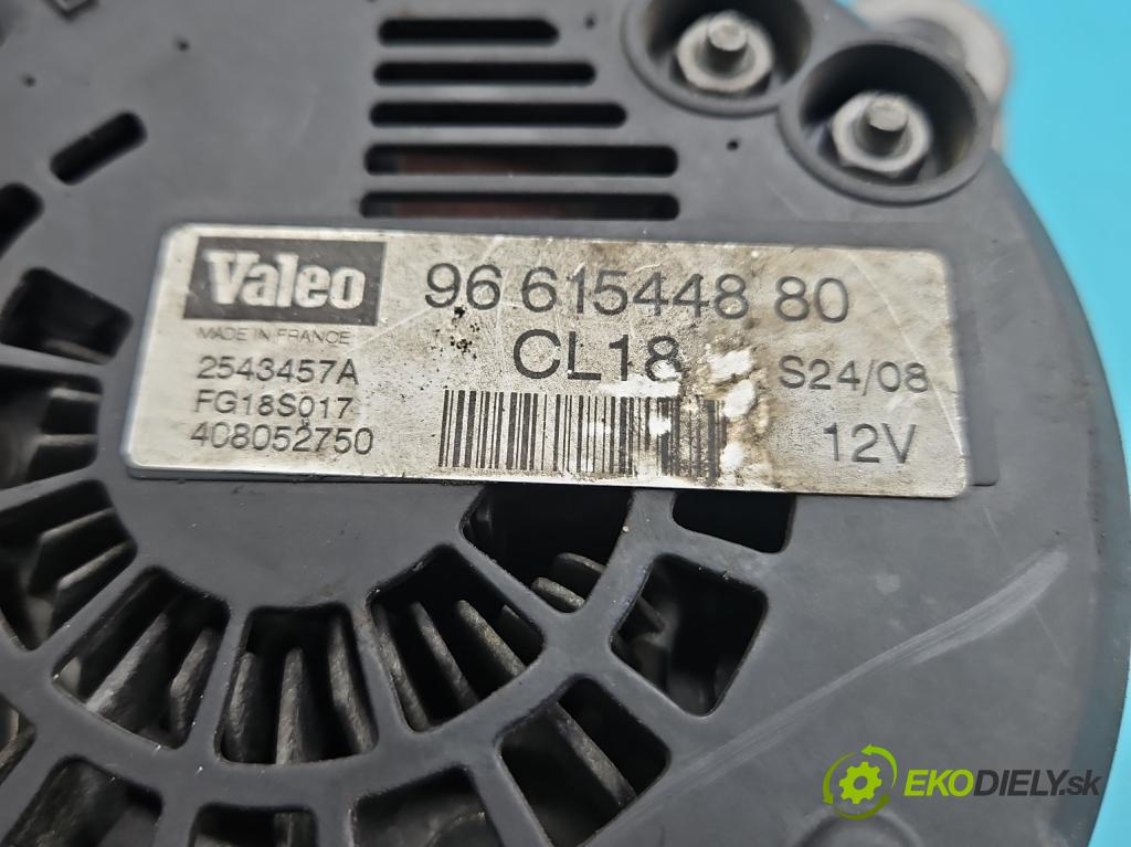 Citroen C5 II 2008-2017 2.0 hdi 136 HP automatic 100 kW 1997 cm3 4- Alternator 9661544880 (Alternátor)