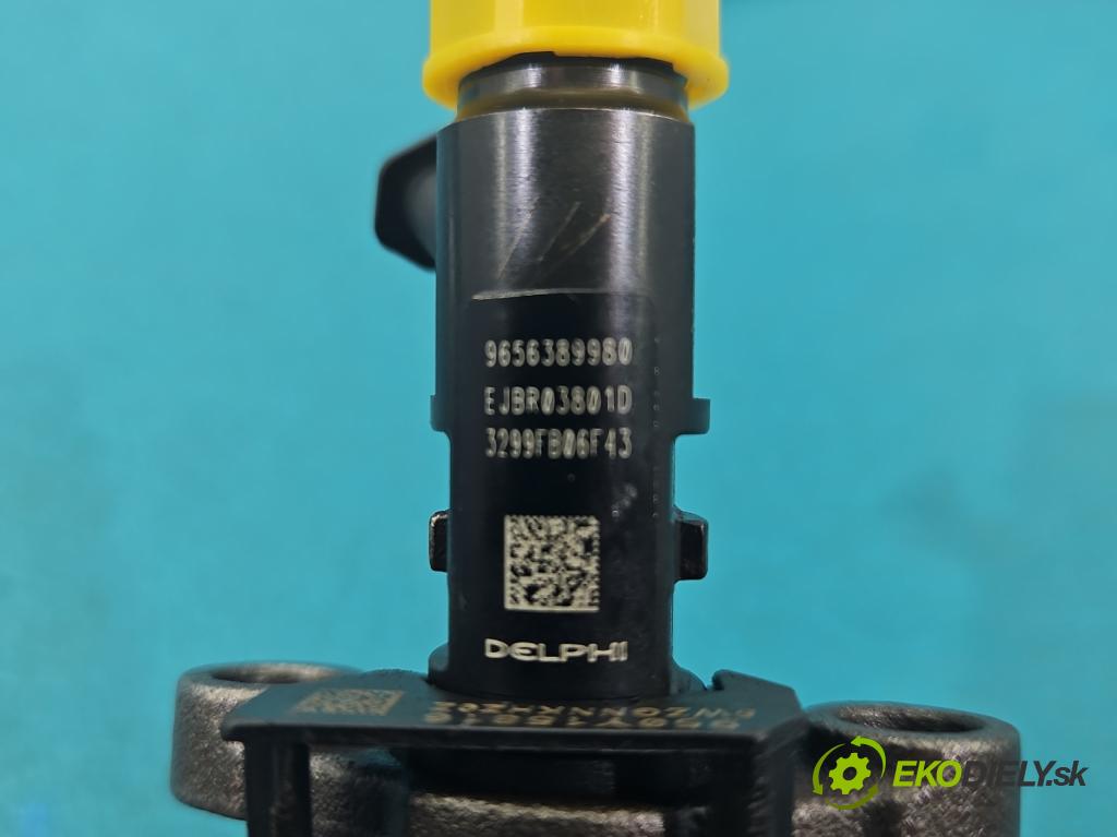 Citroen C5 II 2008-2017 2.0 hdi 136hp automatic 100 kW 1997 cm3 4- vstřikovač 9656389980 (Vstřikovač paliva)
