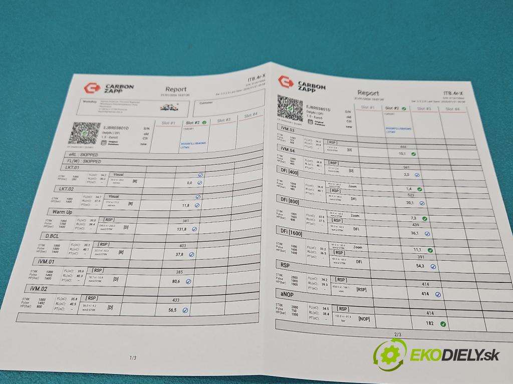 Citroen C5 II 2008-2017 2.0 hdi 136hp automatic 100 kW 1997 cm3 4- vstřikovač 9656389980 (Vstřikovač paliva)