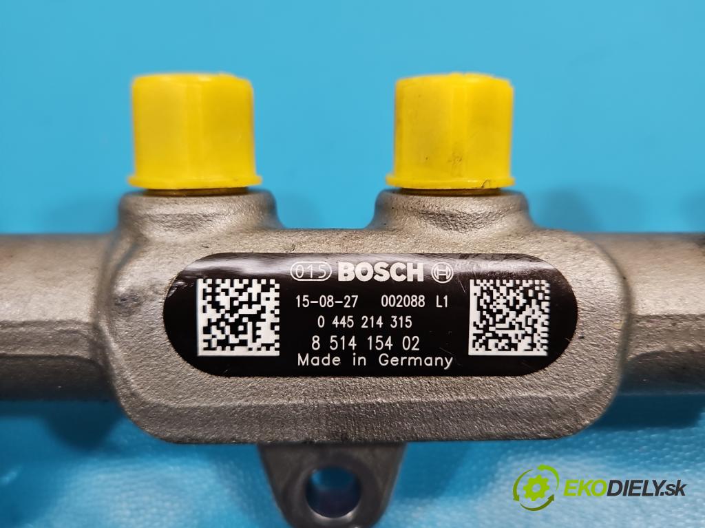 Bmw 3 F34 2013-2020 2.0d 190 HP automatic 140 kW 1999 cm3 5- lišta vstrekovacia 0445214315 (Vstrekovacia lišta)