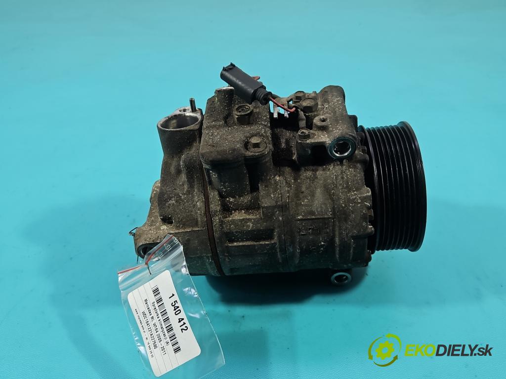 Mercedes ML W164 2005-2011 3.0 cdi 224 hp automatic 165 kW 2987 cm3 5- Kompresor: klíma A0012308311 (Kompresor klimatizace)