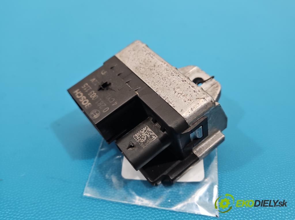 Bmw 3 F34 2013-2020 2.0d 190 HP automatic 140 kW 1999 cm3 5- Relé: svíčky: zařicích: 0281003115 (Relé)