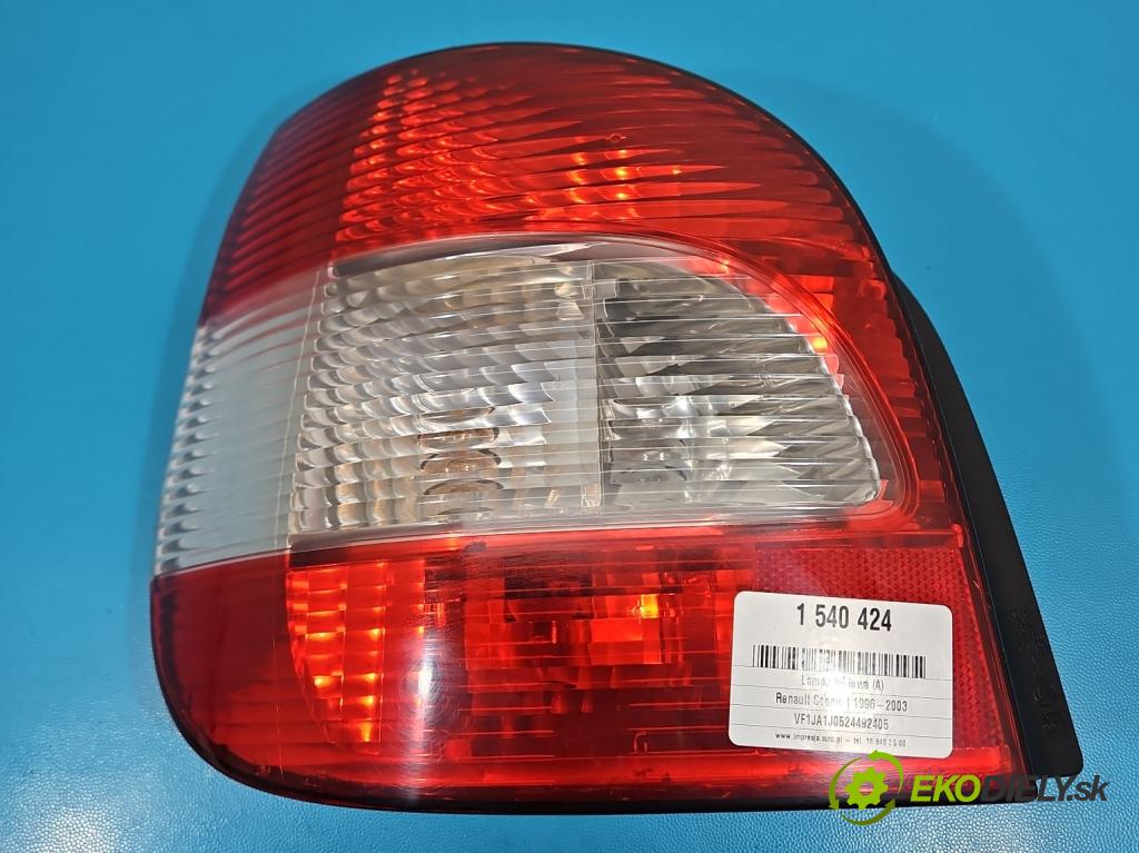 Renault Scenic I 1996-2003 1.6 16V 107 HP manual 79 kW 1598 cm3 5- svetlo / reflektor zadné ľavé  (Kľučka dverí ostatné)