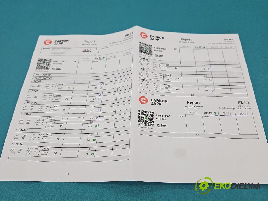 Renault Master II 1998-2010 2.2 dci 90 HP manual 66 kW 2188 cm3 5- vstrek 0445110063 (Vstrekovač paliva)