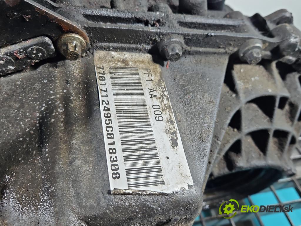 Renault Master II 1998-2010 2.2 dci 90 HP manual 66 kW 2188 cm3 5- prevodovka stupeň,rýchlosť manual PF1 AA 009