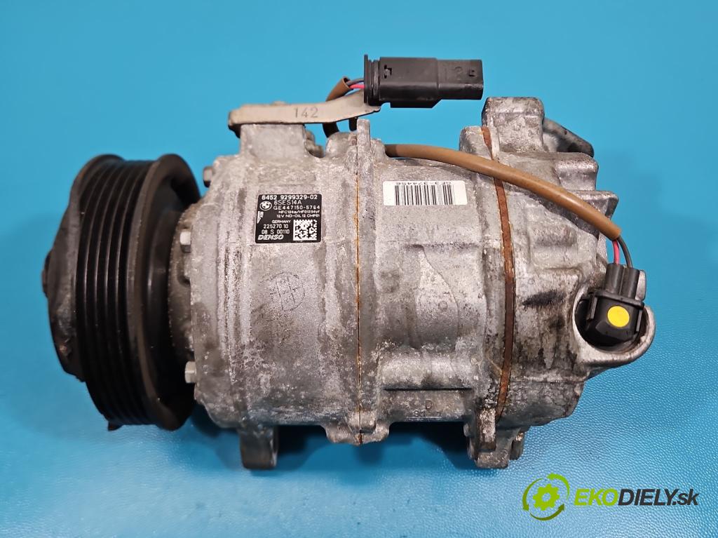 Bmw 3 F34 2013-2020 2.0d 190 hp automatic 140 kW 1999 cm3 5- Kompresor: klíma 9299329-02 (Kompresor klimatizace)