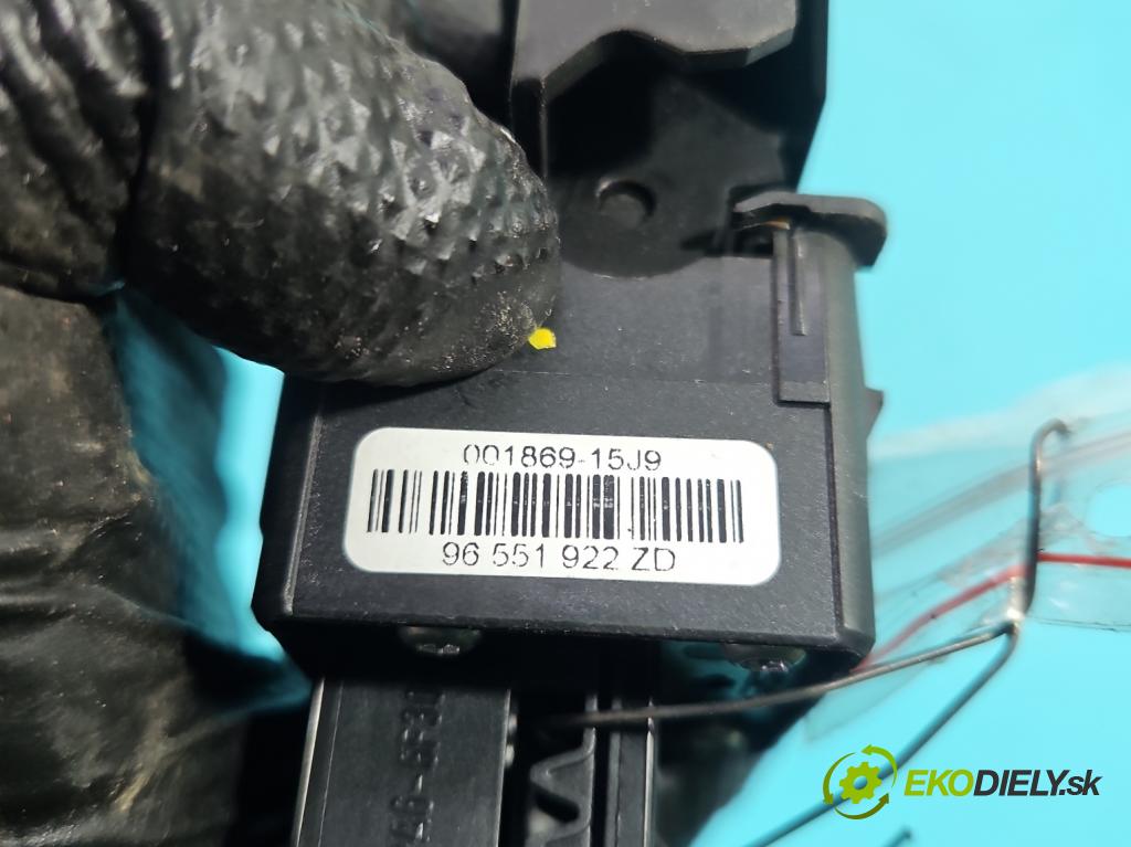 Citroen C4 Picasso I 2006-2013 1.6 hdi 109 HP manual 80 kW 1560 cm3 5- prepínač brzda: ručný 96551922ZD (Prepínacie páčky pod volantom)