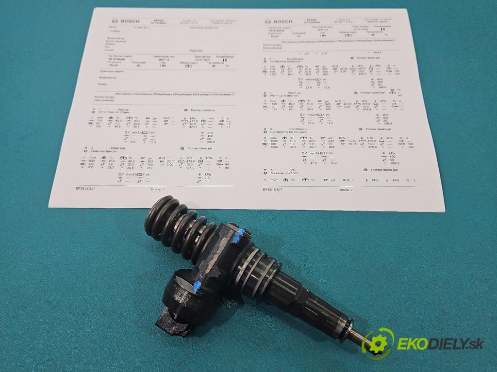 Seat Toledo II 1998-2004 1.9 tdi 150 HP manual 110 kW 1896 cm3 4- vstrekovacie čerpadlo 0414720039 (Vstrekovač paliva)