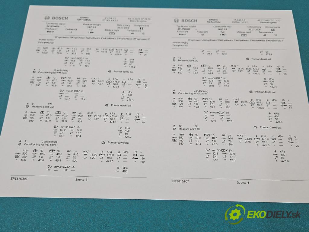 Seat Toledo II 1998-2004 1.9 tdi 150 HP manual 110 kW 1896 cm3 4- vstrekovacie čerpadlo 0414720039 (Vstrekovač paliva)