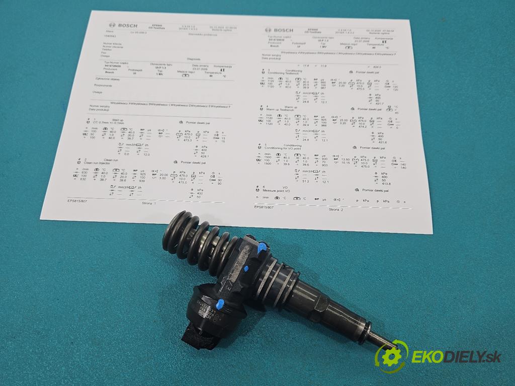 Seat Toledo II 1998-2004 1.9 tdi 150 HP manual 110 kW 1896 cm3 4- vstrekovacie čerpadlo 0414720039 (Vstrekovač paliva)