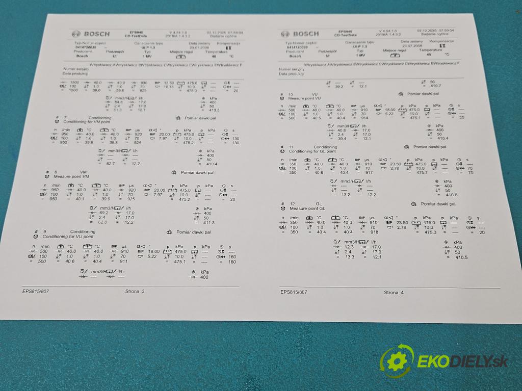 Seat Toledo II 1998-2004 1.9 tdi 150 HP manual 110 kW 1896 cm3 4- vstrekovacie čerpadlo 0414720039 (Vstrekovač paliva)