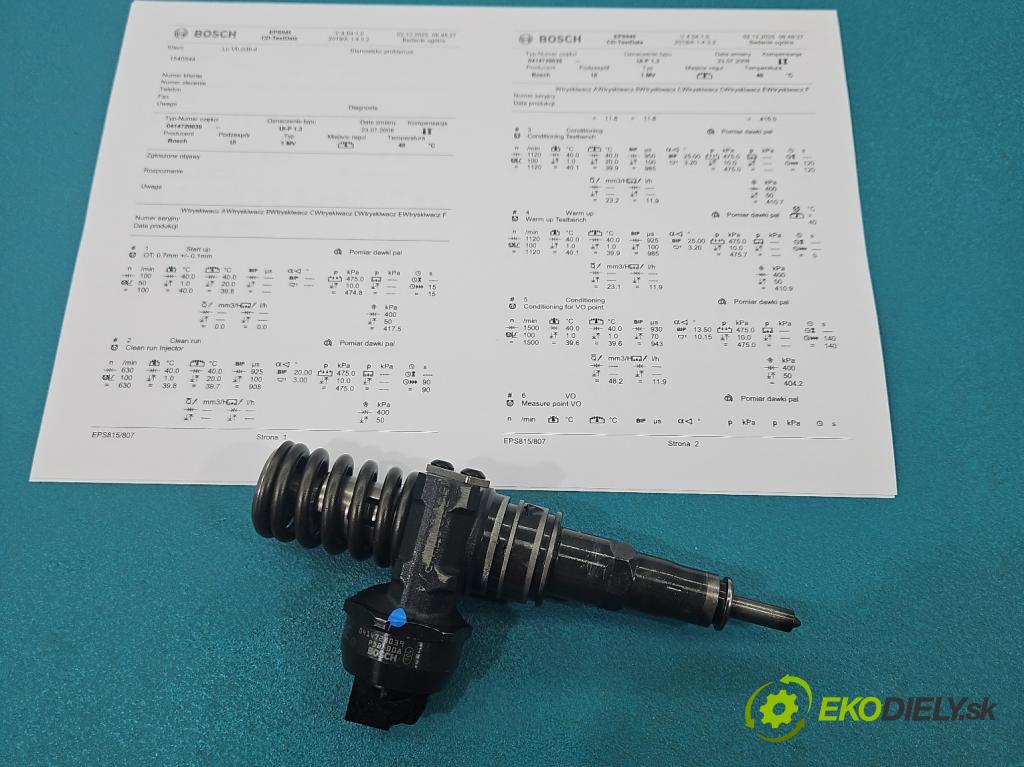 Seat Toledo II 1998-2004 1.9 tdi 150 HP manual 110 kW 1896 cm3 4- vstrekovacie čerpadlo 0414720039 (Vstrekovač paliva)