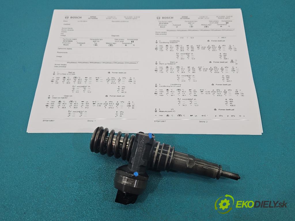 Seat Toledo II 1998-2004 1.9 tdi 150 HP manual 110 kW 1896 cm3 4- vstrekovacie čerpadlo 0414720039 (Vstrekovač paliva)